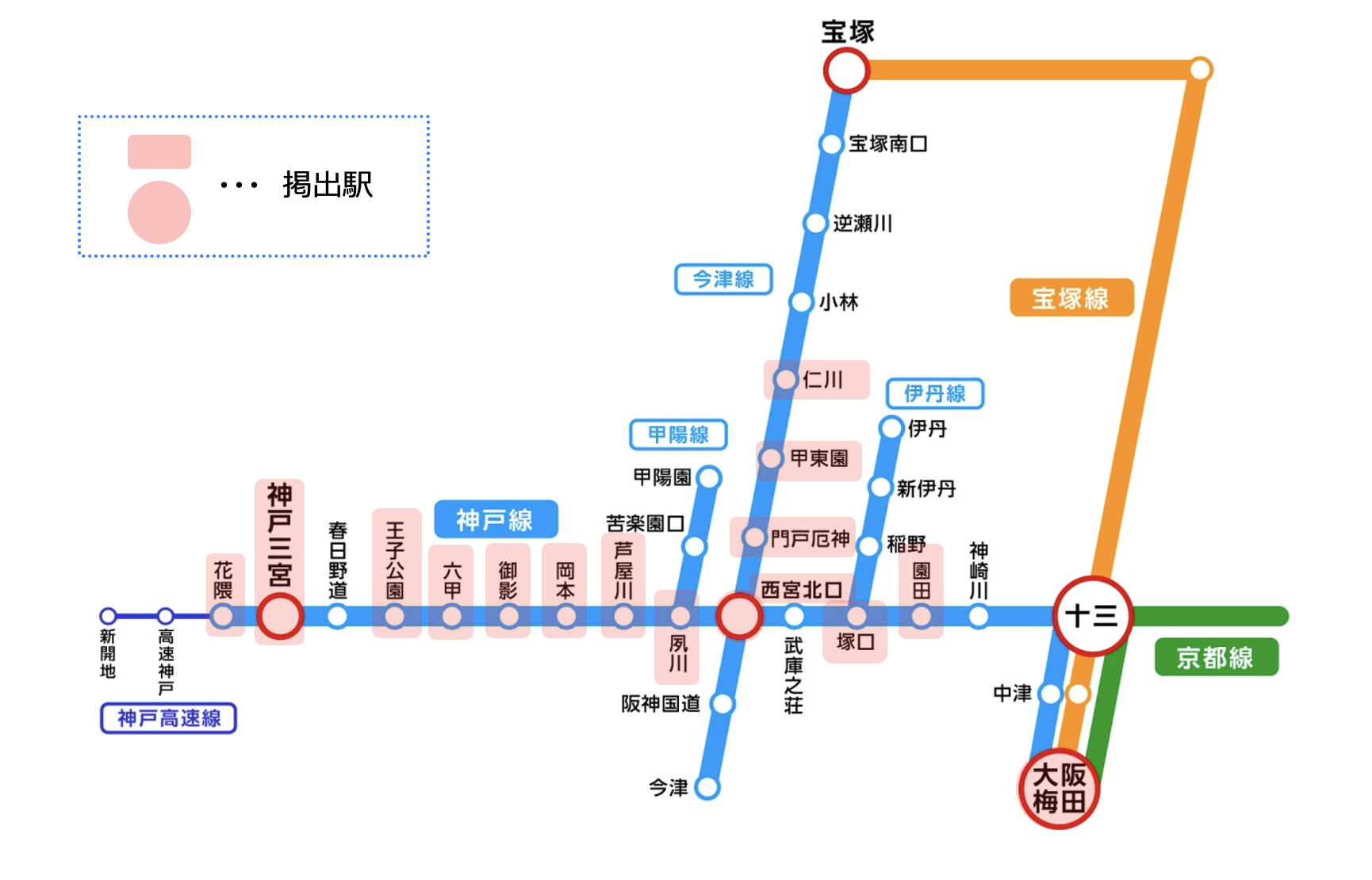 掲出路線図