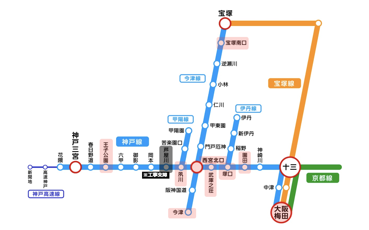 掲出路線図